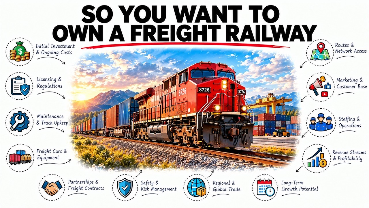 The Economics of Owning a Freight Railway