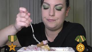 Real Mukbang | Creamed Chipped Beef SOS ASMR | Eating Show