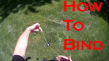 How To Bind YoYo Tutorial.  How to bind beginner yoyo trick tutorial.