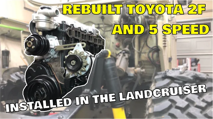 Installing the rebuilt 2F and H55f into the FJ45