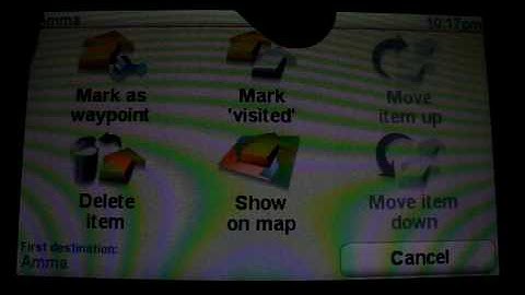 Video Demo: TomTom GO 730 planning