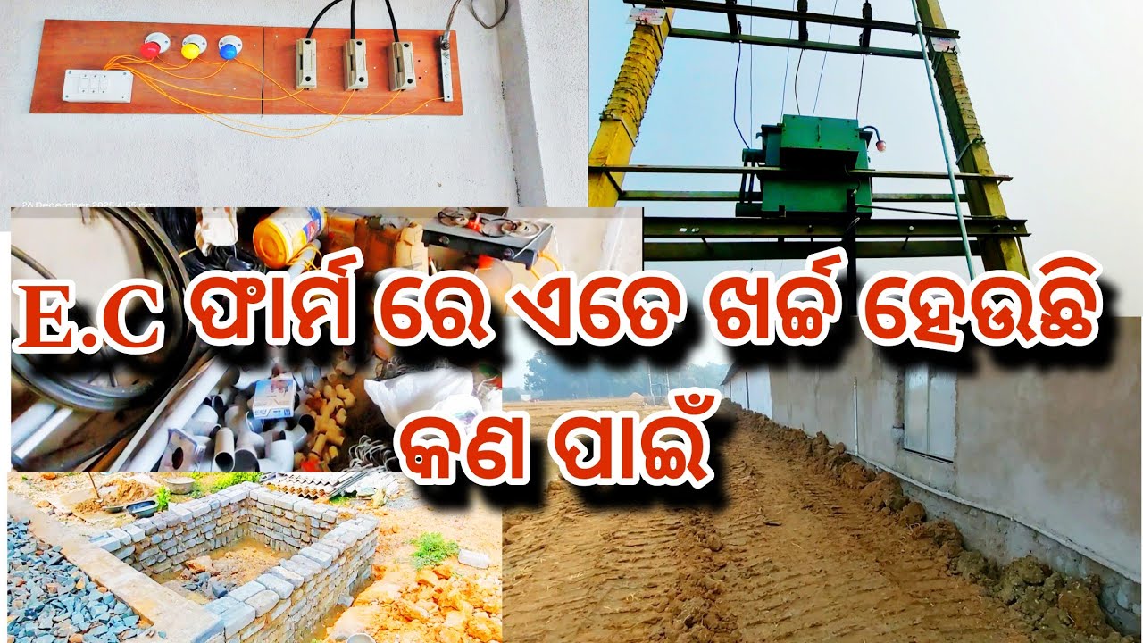 ଫାର୍ମ ରେ ଏତେ ଖର୍ଚ୍ଚ କଣ ପାଇଁ ହେଉଛି ।#ec_farm #home #construction #livestockfarm