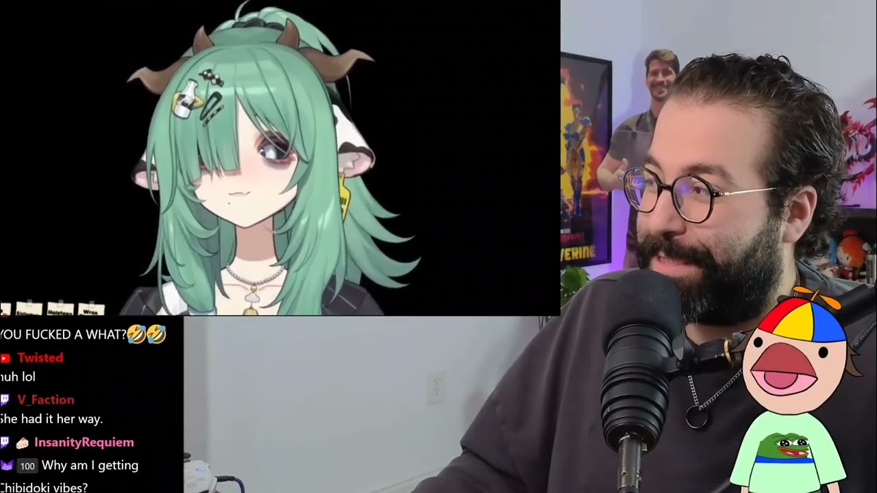 Koefficient reacts to crelly out context (I missed spelled cow pls forgive me crelly 🙏🧎‍♂️)