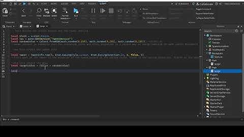 how to make a rainbow part that changes colors every second! | roblox studio
