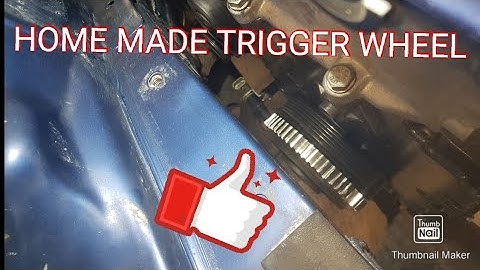Making a home made canbus bypass trigger wheel saab b204