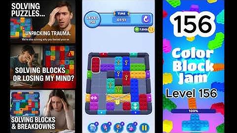 Color Block Jam Level 156 Solution – The Level That Toyed With My Sanity #colorblockjam