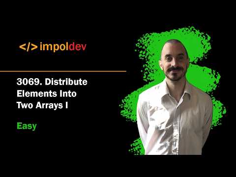 Distribute Elements Into Two Arrays I | LeetCode 3069 - Python