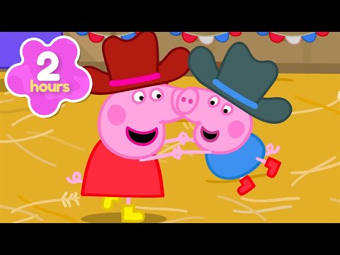 PEPPA AND GEORGE BECOME COWBOYS!