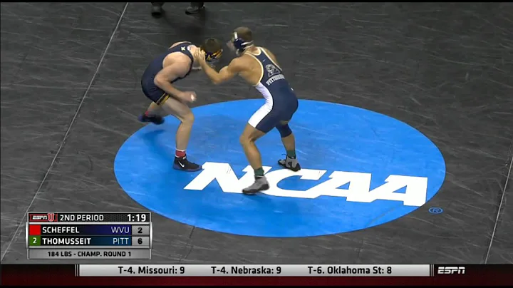 2015 NCAA 184 lb Round 1: Max Thomusseit (PITT) v ...