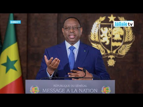 Direct • Message à la Nation du Président Macky Sall