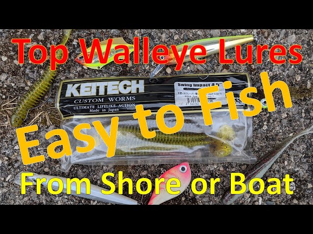 Lures to Catch Spring Walleye From Shore 