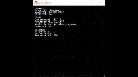 Rain particle engine made in MonoGame