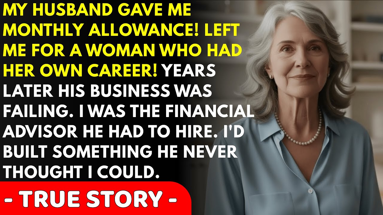 Husband gave me monthly allowance and left me for independent woman! But when his business failed...