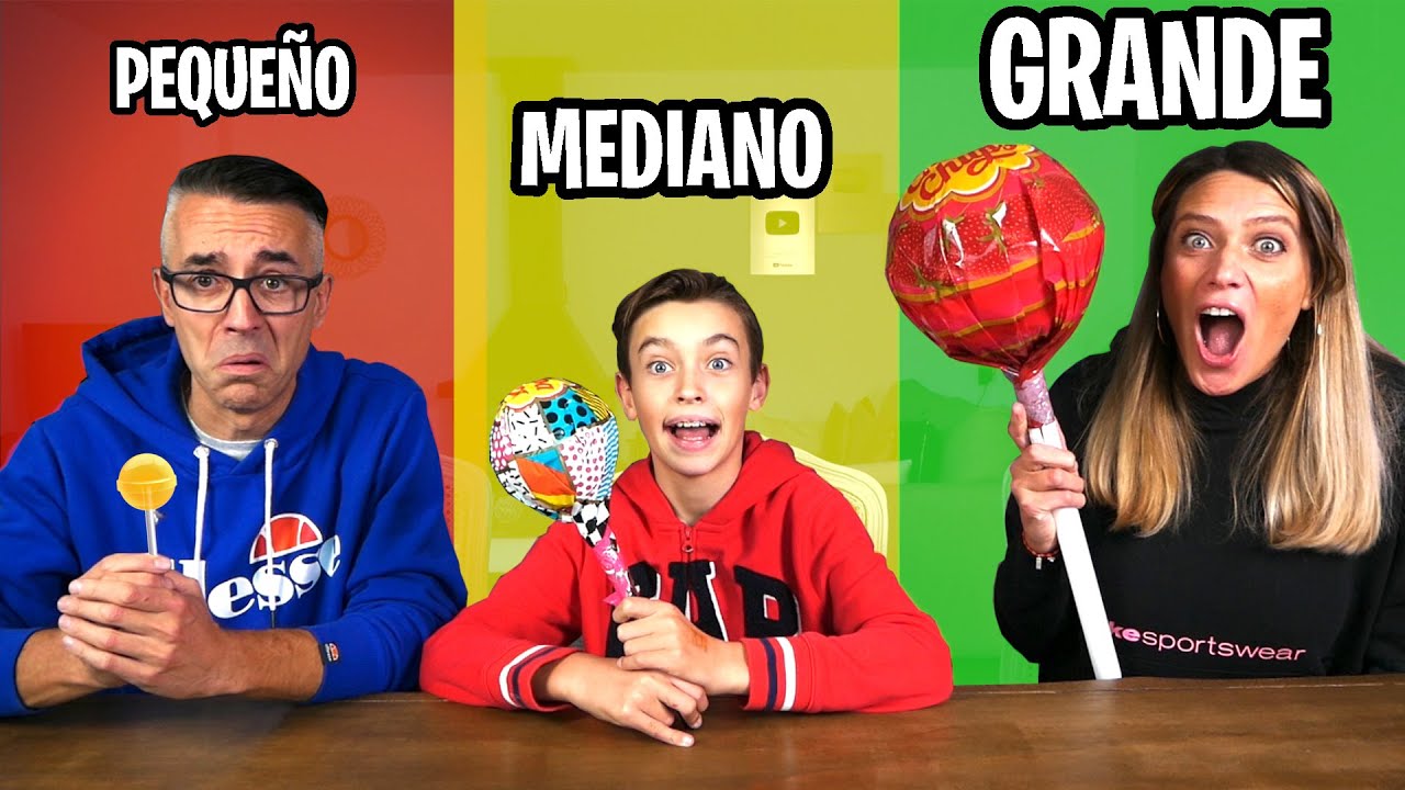 RETO COMIDA GRANDE VS MEDIANA VS PEQUEÑA