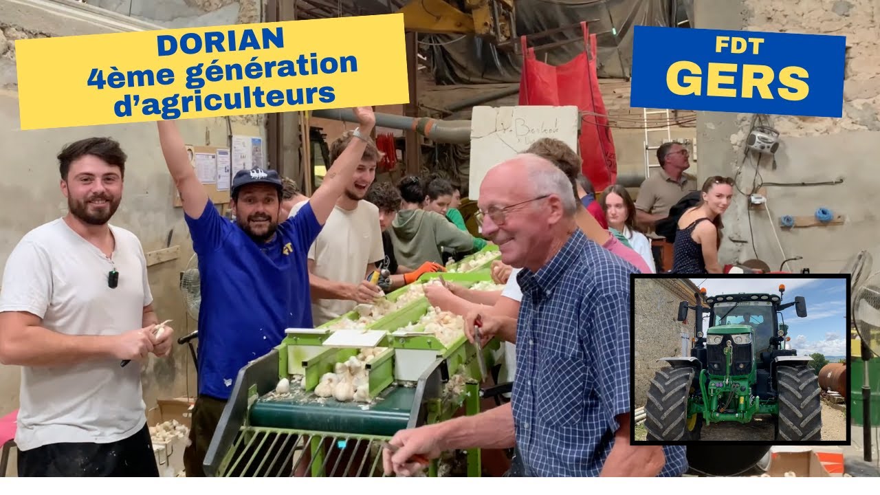 FOND DE TERROIRS DANS LE GERS AVEC DORIAN, JEUNE AGRICULTEUR ET 4ÈME GÉNÉRATION SUR LA FERME