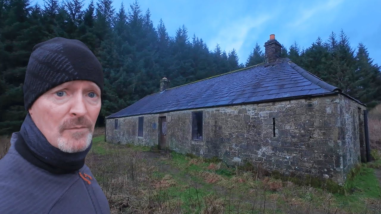 An Unplanned Bothy Stop On An Abandoned Railway To Shelter From The Storm...