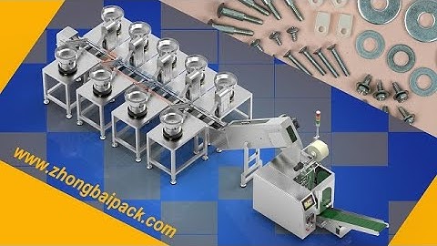 Hardware Fastener Sorting Packing Machine