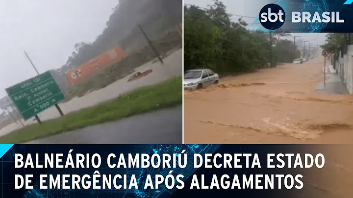 Cinco cidades de Santa Catarina decretam emergência após chuvas | SBT Brasil (16/01/25)