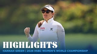 Hannah Green in co-lead after moving day