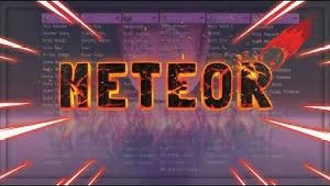 | Hướng Dẫn Install Meteor Client 1.16.5 | CosmoDHX