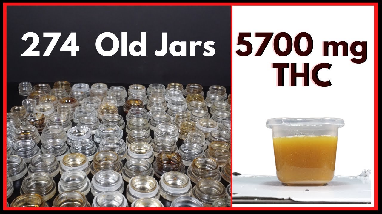 Reusing Old Wax Jars to make a 5700+mg Edible #cannabis #edibles