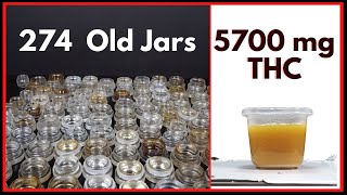 Reusing Old Wax Jars to make a 5700 mg Edible #cannabis #edibles