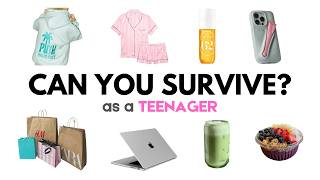 Can You Survive as a TEENAGER | Interactive Aesthetic Game