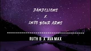 Dandelions X Into Your Arms ( Ruth B. x Ava Max) slowed tiktok songs🎧