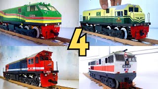 4 Amazing Locomotive Models made at home using Cardboard | CC203, CC205, CC201, BB304