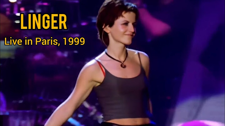 Linger Live version - Live performance video thumbnail