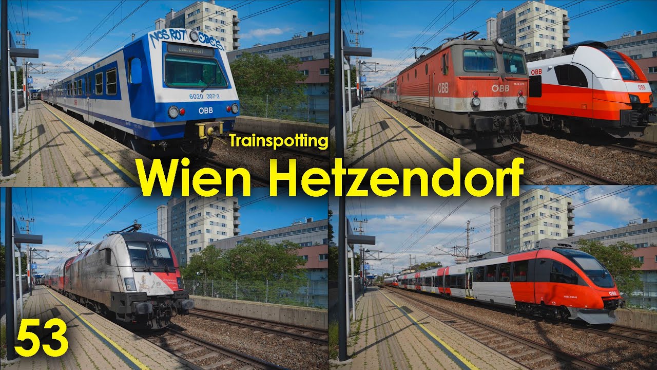 Zugverkehr in Wien Hetzendorf | Trainspotting #53