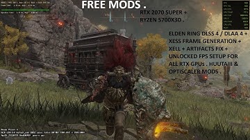 Elden Ring DLSS 4 / DLAA 4 + XeSS Frame Gen + XeLL + Unlocked FPS + Artifacts Fix For All RTX GPUs
