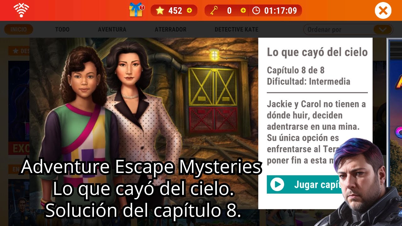 Adventure Escape Mysteries Lo que cayó del cielo (It came from Above). Solución del capítulo 8.