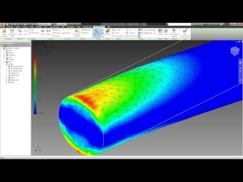 07. ANALYSIS OF THE STRESS OF THE PART (Autodesk Inventor tutorials)