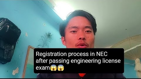 Registration process in NEC after passings engineering licence exam🙏🙏😱😱 #engineering