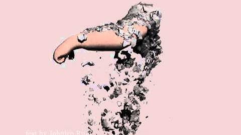 Thinking Particles 5 -cemented arm test