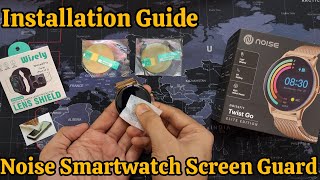 Noise Smartwatch Screen Guard Installation | Wisely Smartwatch Screen Protector Installation screenshot 3