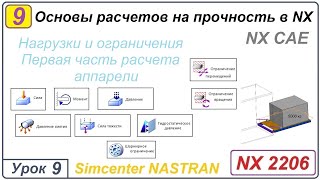 Nx Cae. Основы Расчетов На Прочность В Nx. Урок 9. Нагрузки И Ограничения.