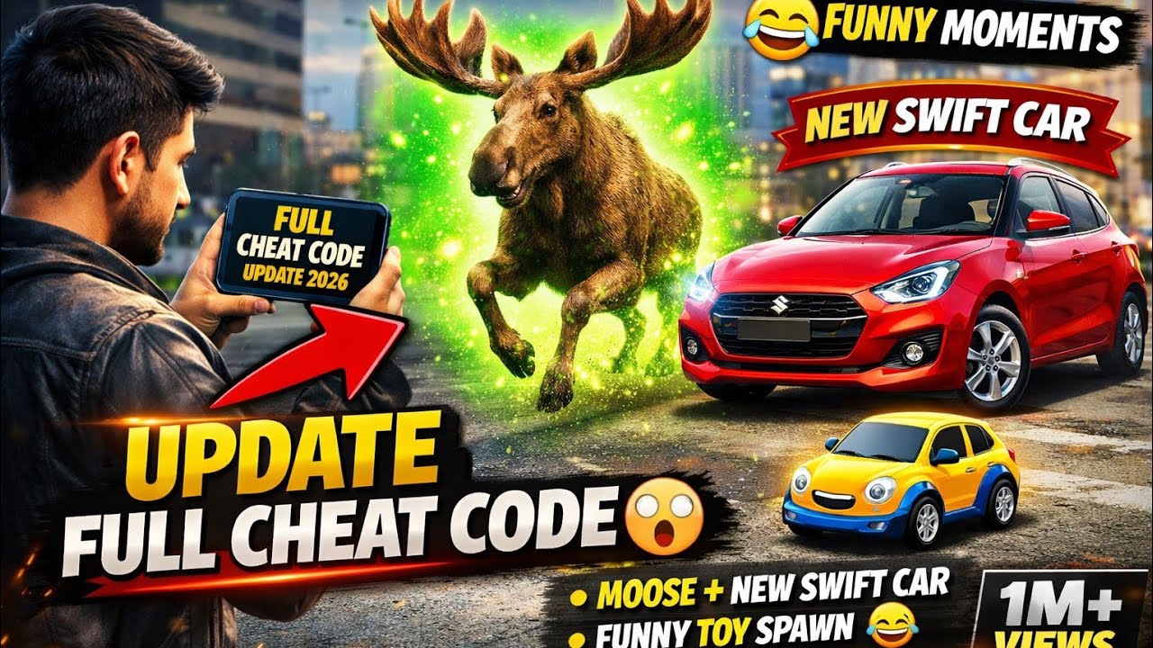 IBD3D UPDATE Full Cheat Code 😱 | Moose Spawn + New Swift Car + Funny Toy Car 😂