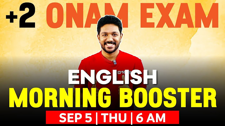 Plus Two English | Onam Exam Morning Booster | Exam Winner Plus Two
