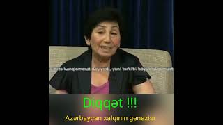 Azərbaycan xalqının mənşəyi haqqında (Fəridə Məmmədova - tarixçi/professor)