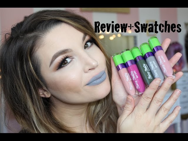Makeup Monsters Cosmetics Liquid Lipsticks | Review and Lip Swatches -  YouTube