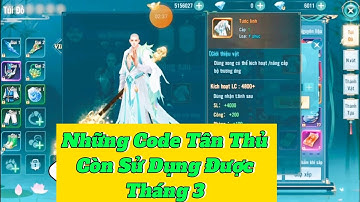 Giang Hồ Ngũ Tuyệt, Những Code Tân Thủ Còn Sử Dụng Được Trong Tháng 3.