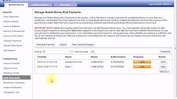 Working with a beneficiary database in YO payments