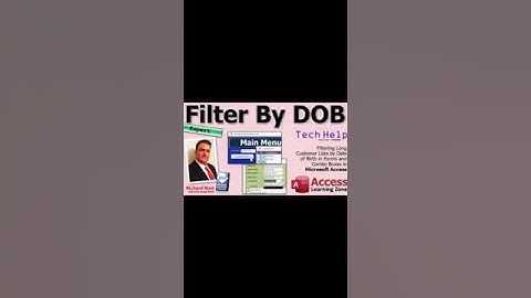 Filtering Long Customer Lists by Date of Birth in Forms & Combo Boxes in Microsoft Access #msaccess