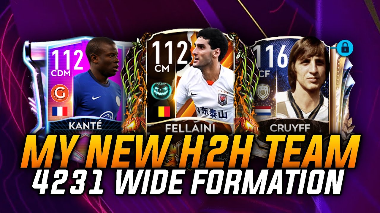 My new OVERPOWERED H2H Team 4231 Formation | FIFA MOBILE 21 |