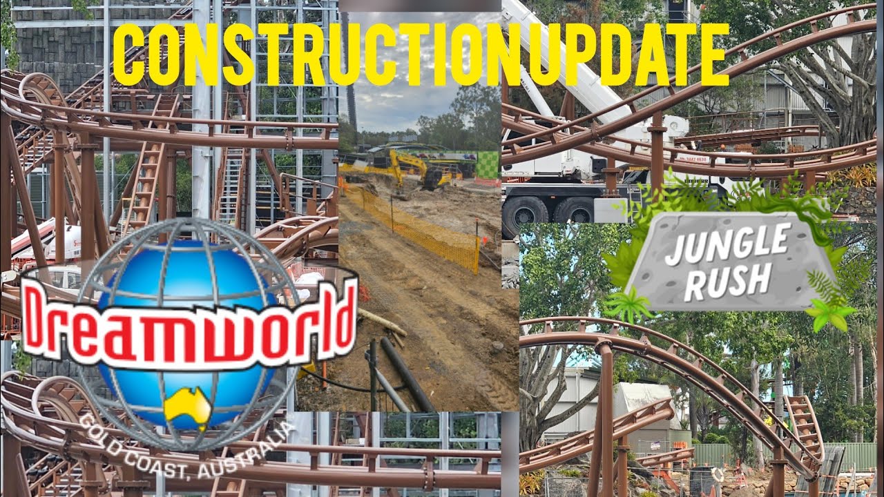 Rivertown construction update at Dreamworld Australia