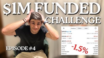 $1M Funded Challenge | Ep. 4 Tough Week: -1.5% (Forex Swing Trader)