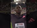 A monstrous throw in Lausanne from Peters 😳 90.61m 🚀 #DiamondLeague 💎