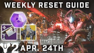 Destiny 2: Weekly Reset (April 24th) - A Garden World Nightfall & Mayhem Returns to PvP!
